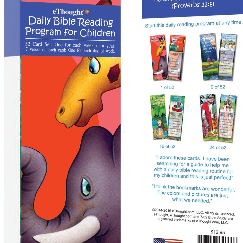 Perfect Easter gifts! eThought Daily Bible Reading Program for Children